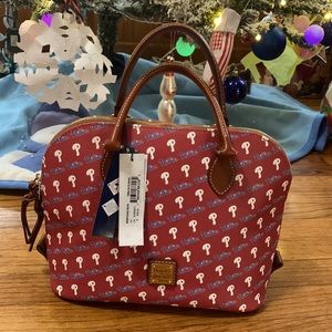 Dooney & Bourke Phillies Zip Zip Satchel